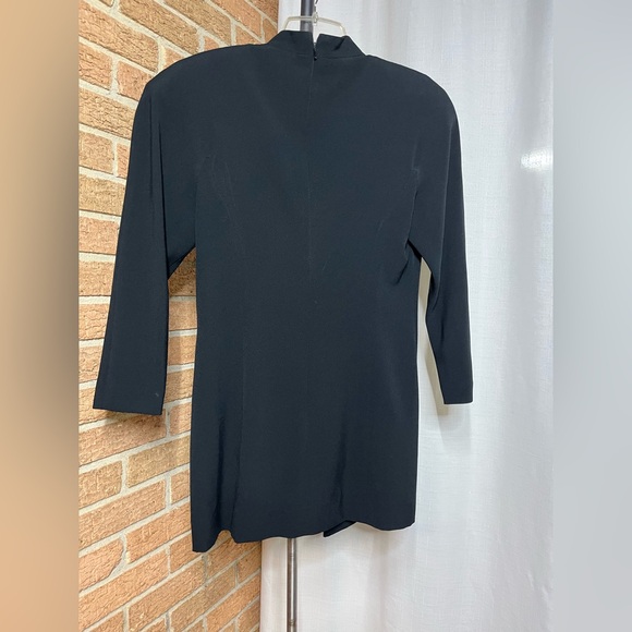 VTG Daymor Couture black Embellished Tunic - size 6 - Picture 7 of 10